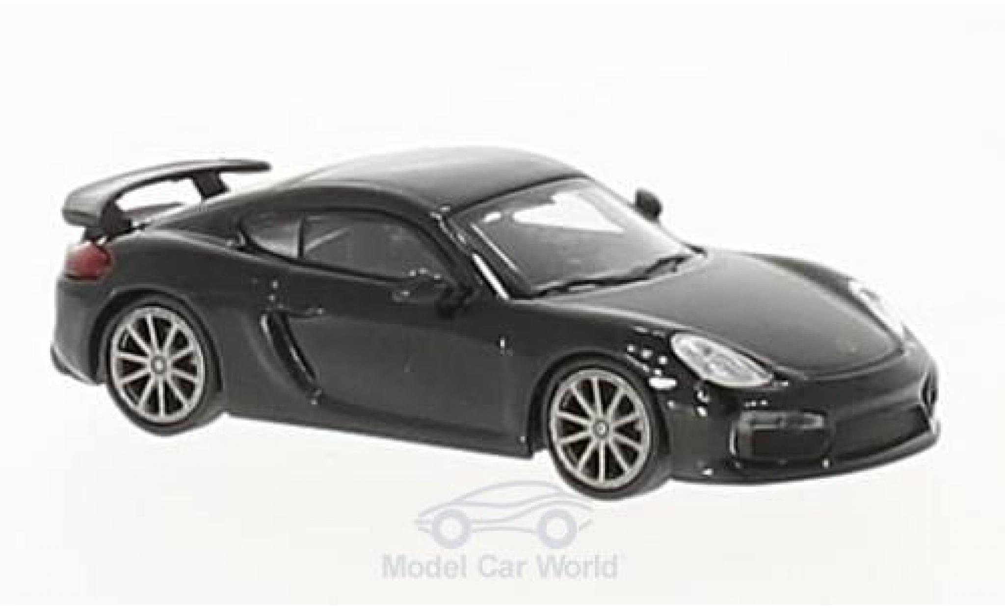 Porsche Cayman GT4 1/87 Minichamps GT4 zwart 2016 modelauto