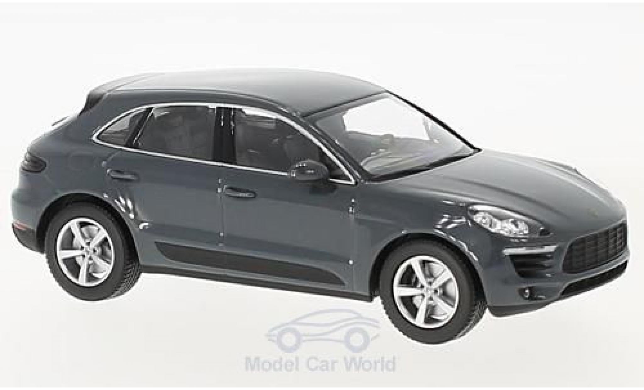 Porsche Macan 1/43 Minichamps grijs 2013 modelauto