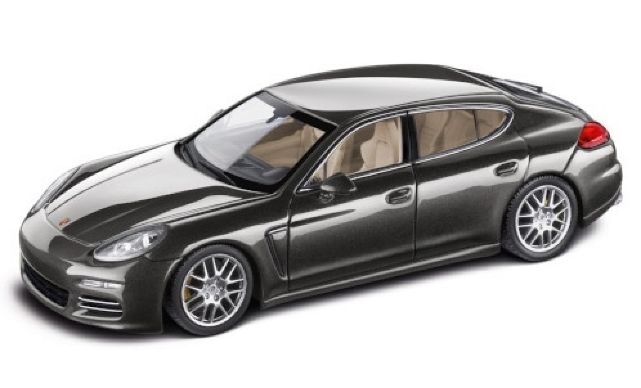 Porsche Panamera 4S 1/43 Minichamps 4S metallic grijs 2016 modelauto