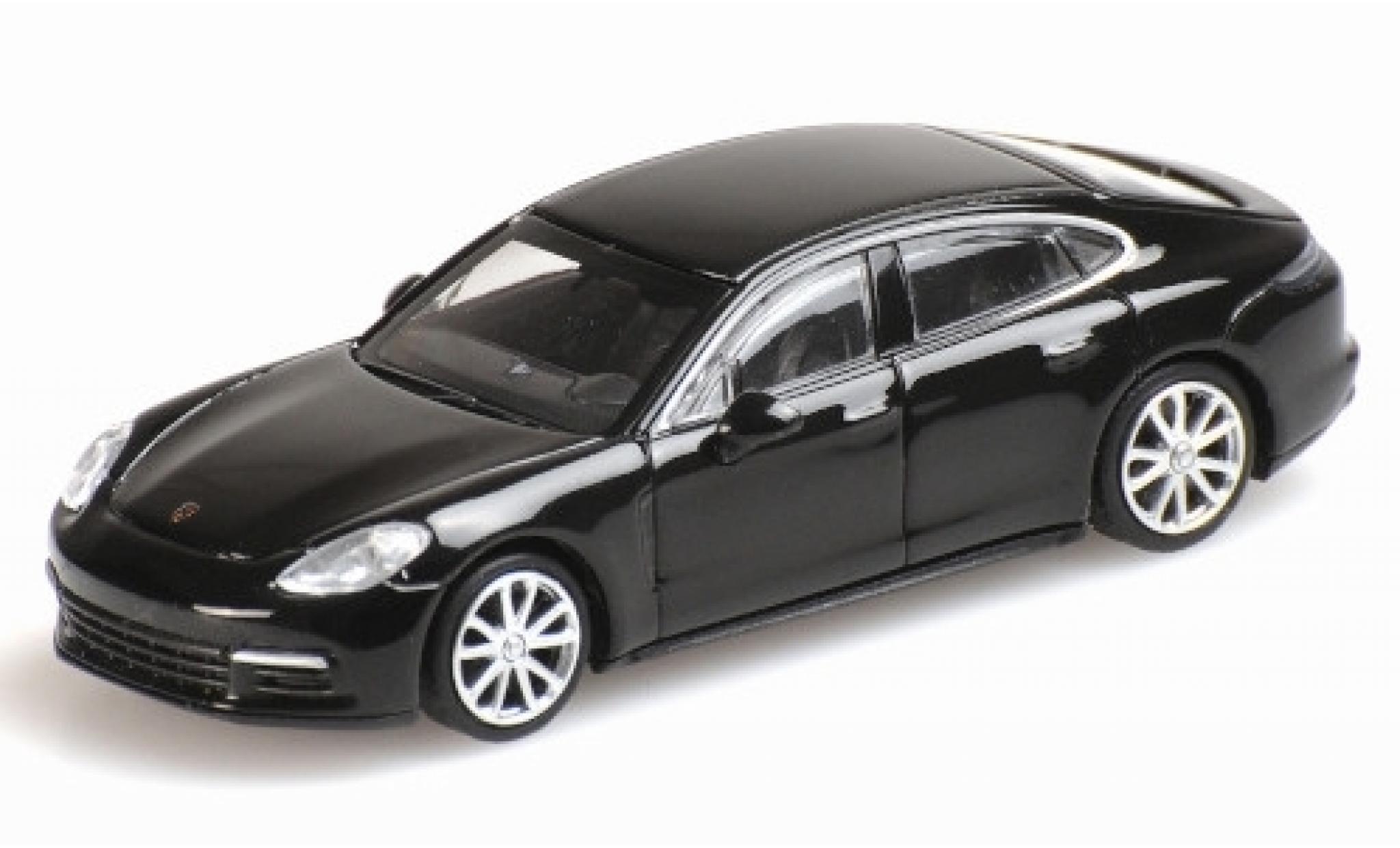 Porsche Panamera 4S 1/87 Minichamps 4S zwart 2015 modelauto