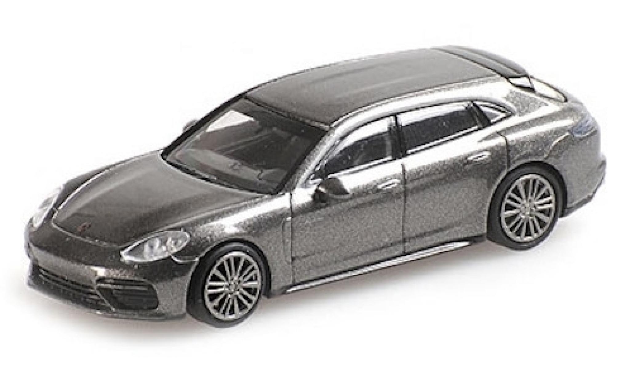 Porsche Panamera e-hybrid 1/87 Minichamps Turbo S E-Hybrid Sport Turismo metallic grijs 2017 modelauto