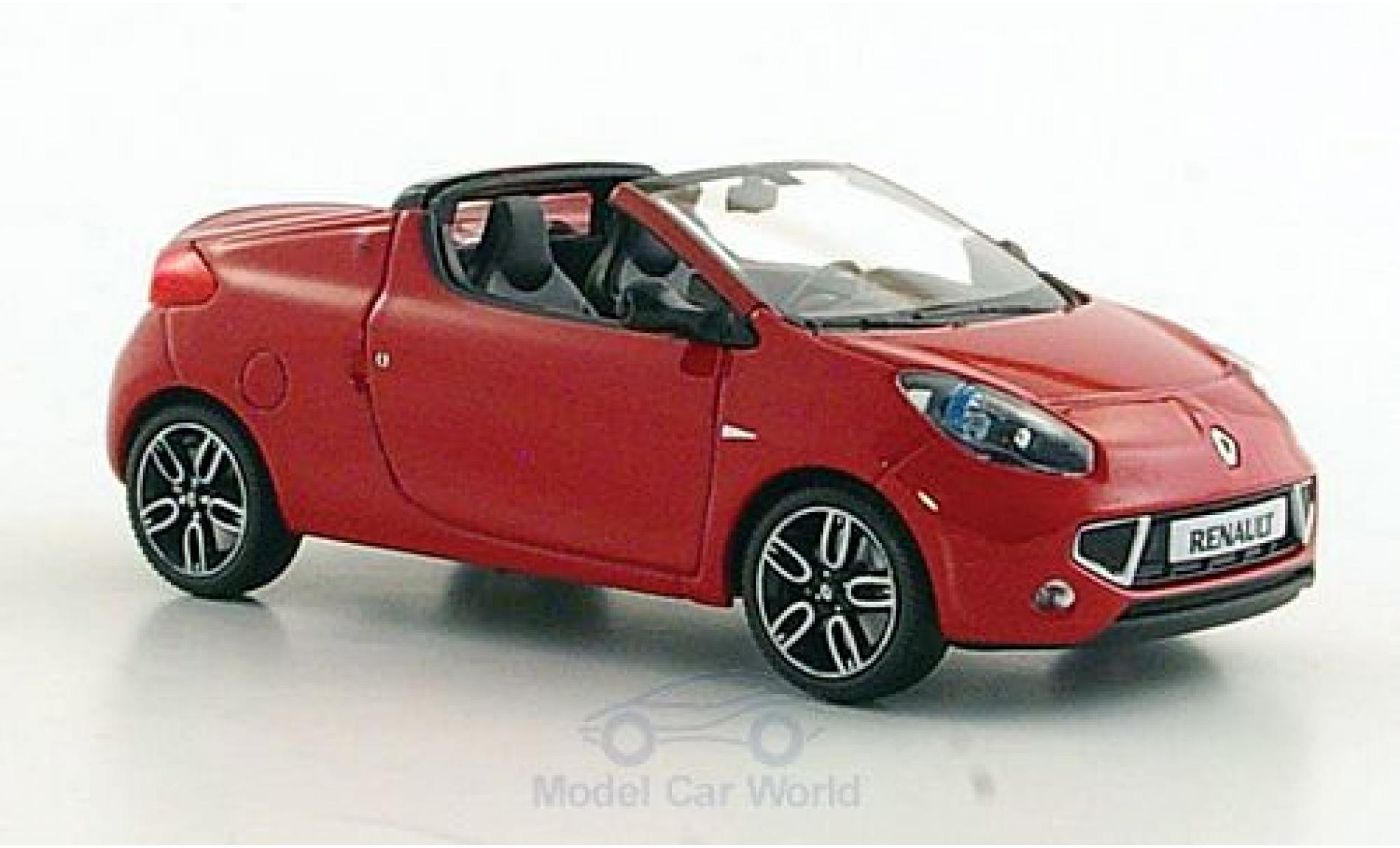Renault Wind 1/43 Minichamps rood 2010 modelauto