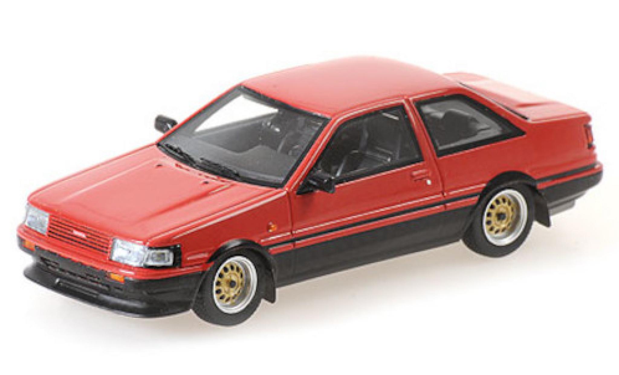 Toyota Corolla 1/43 Minichamps GT rood 1984 modelauto