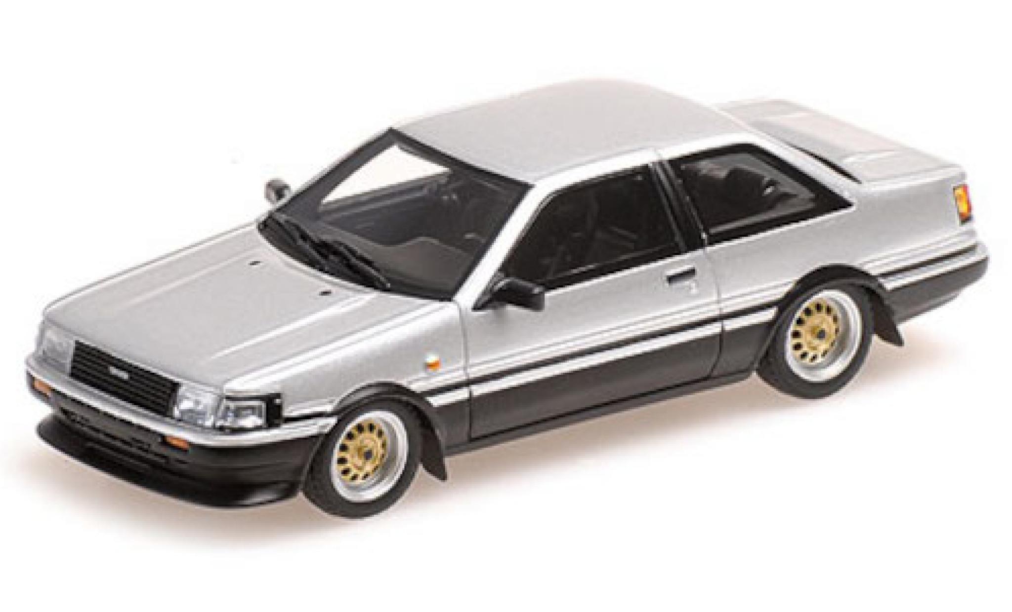 Toyota Corolla 1/43 Minichamps GT grijs 1984 modelauto