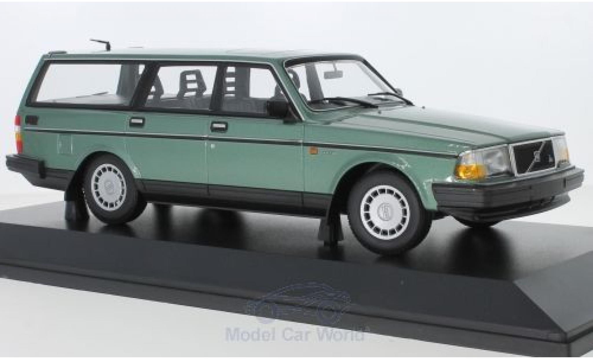 Volvo 240 1/18 Minichamps GL Stationwagen metallic groen 1986 modelauto