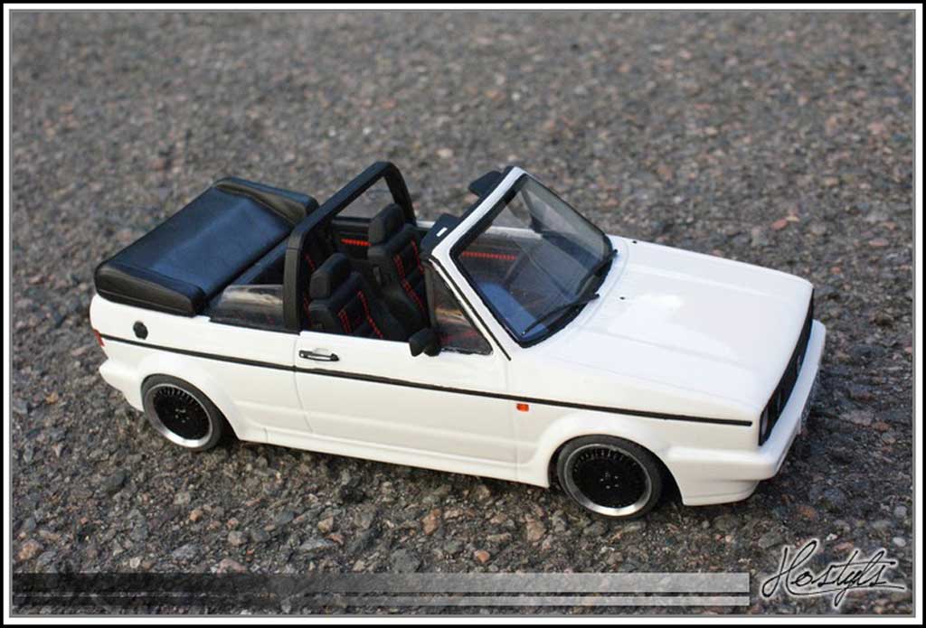Volkswagen Golf Cabriolet wit Schmidt Edition 1/18 Ottomobile