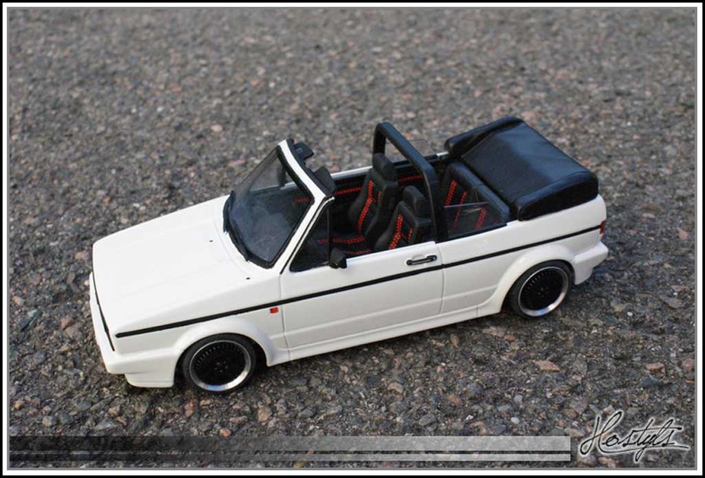 Volkswagen Golf Cabriolet wit Schmidt Edition 1/18 Ottomobile