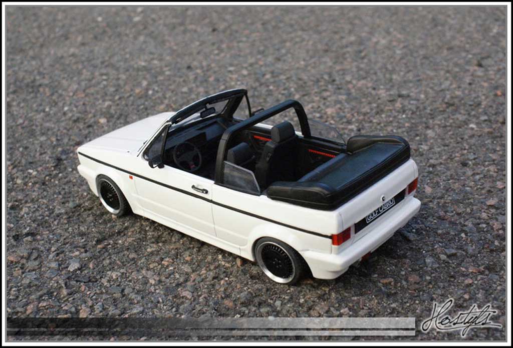 Volkswagen Golf Cabriolet wit Schmidt Edition 1/18 Ottomobile