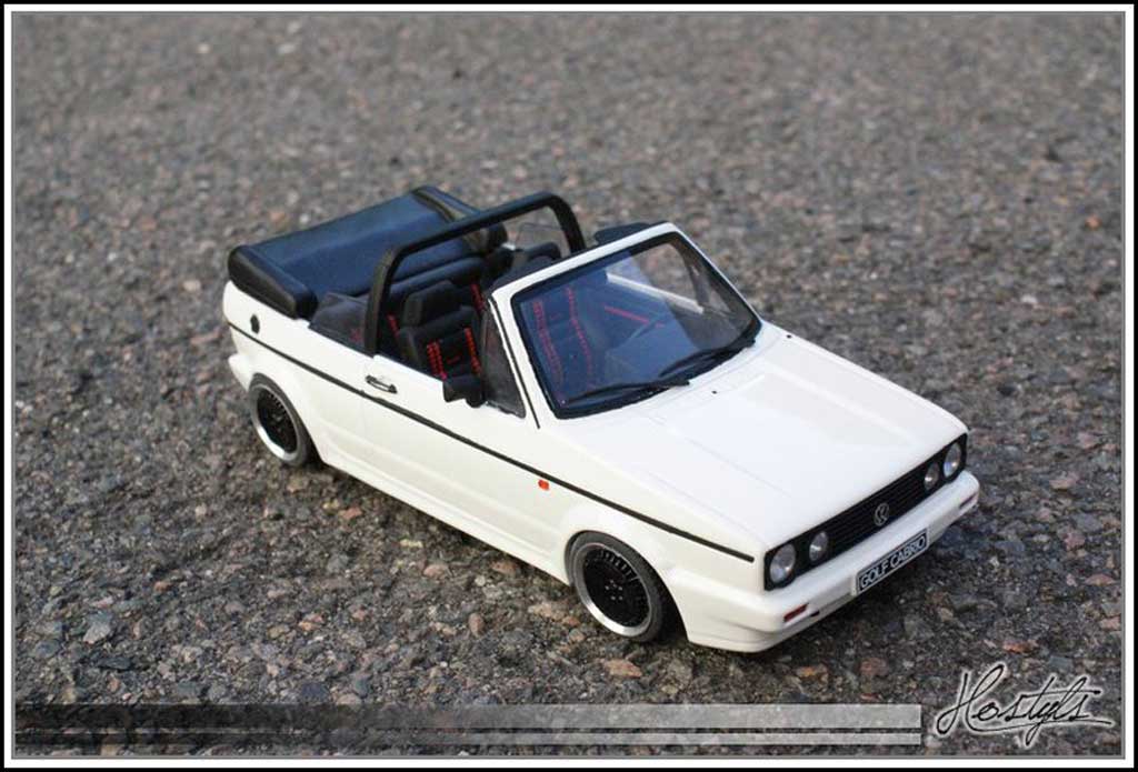 Volkswagen Golf Cabriolet wit Schmidt Edition 1/18 Ottomobile