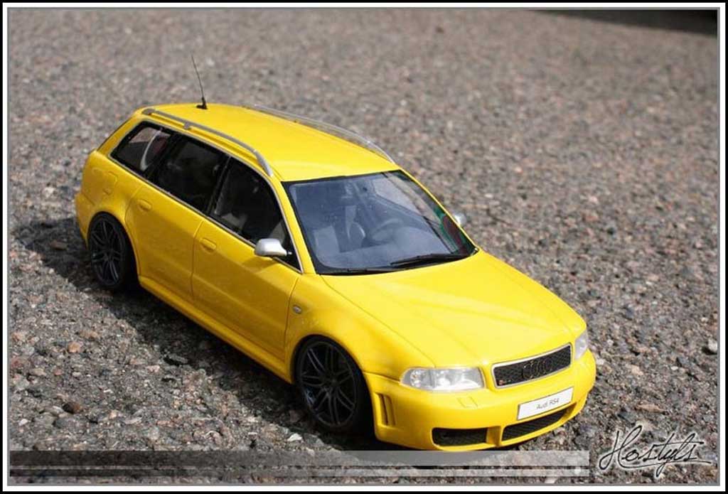 Audi RS4 avant B5 - Jantes 4 B7 anthracite 1/18 Ottomobile
