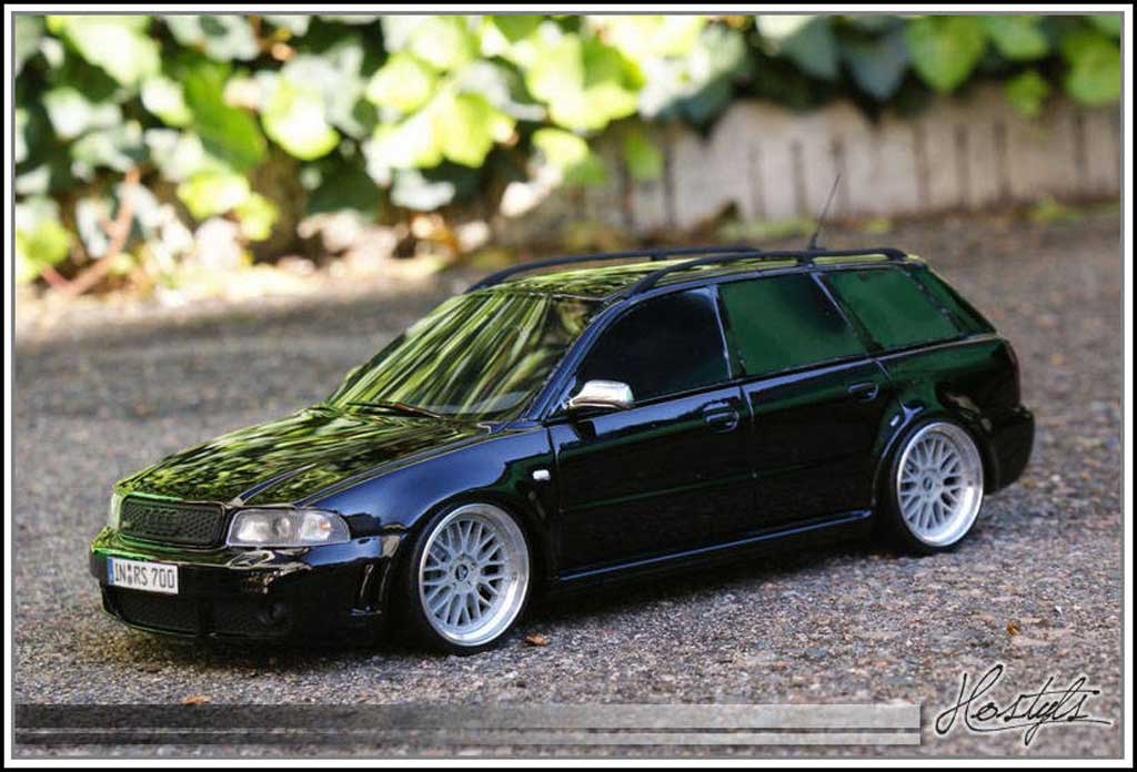 Audi RS4 1/18 Ottomobile B5 Black Edition By MRC modelauto