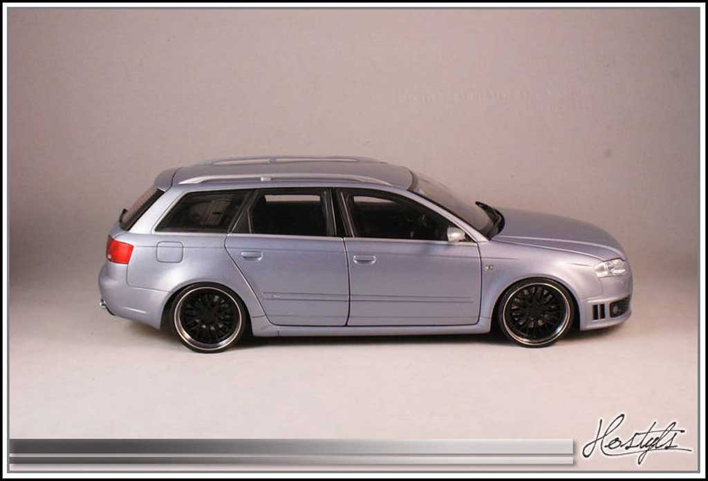 Audi RS4 1/18 Kyosho B7 on BBS modelauto
