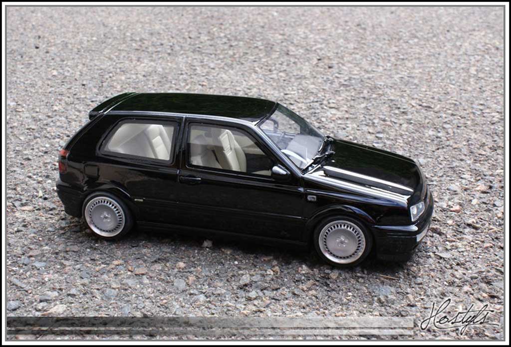 Volkswagen Golf VR6 zwart jantes schmidt 1/18 Ottomobile