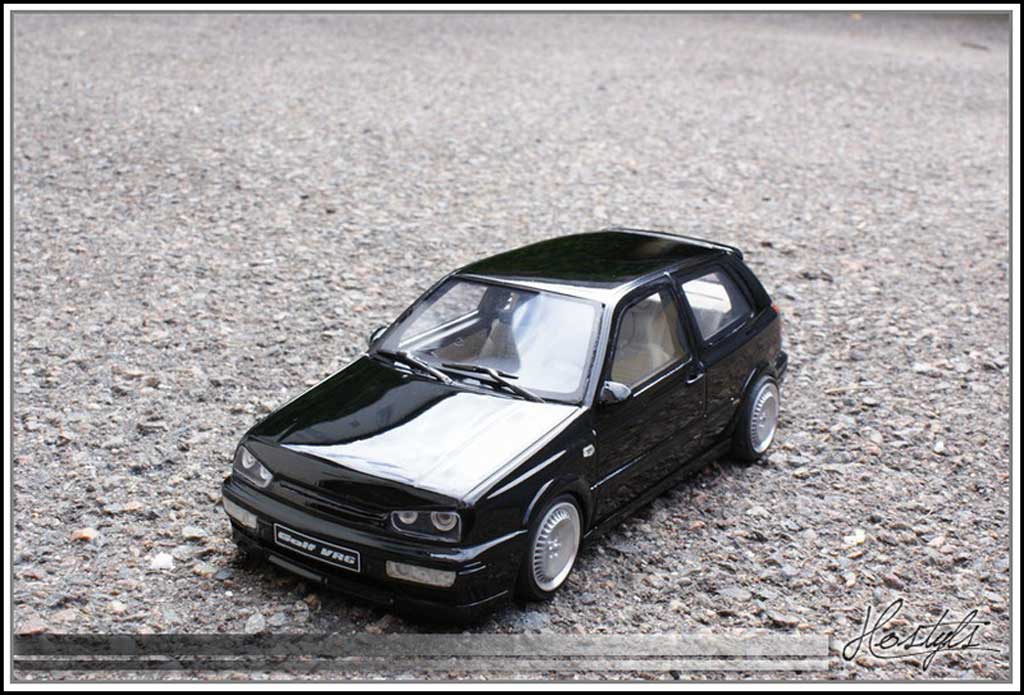 Volkswagen Golf VR6 zwart jantes schmidt 1/18 Ottomobile