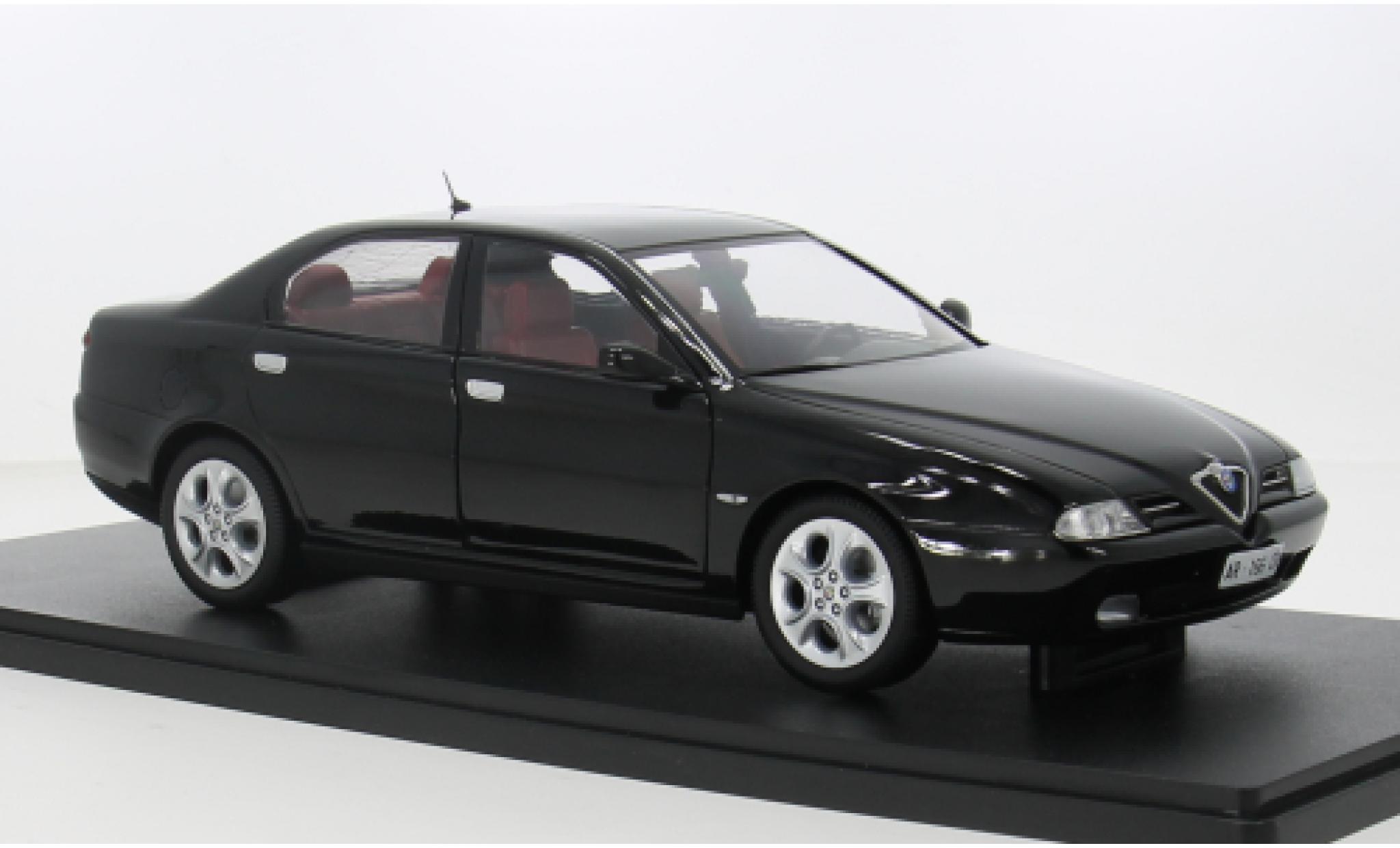 Alfa Romeo 166 1/18 Mitica 3.0 V6 zwart 1998 1:18 modelauto