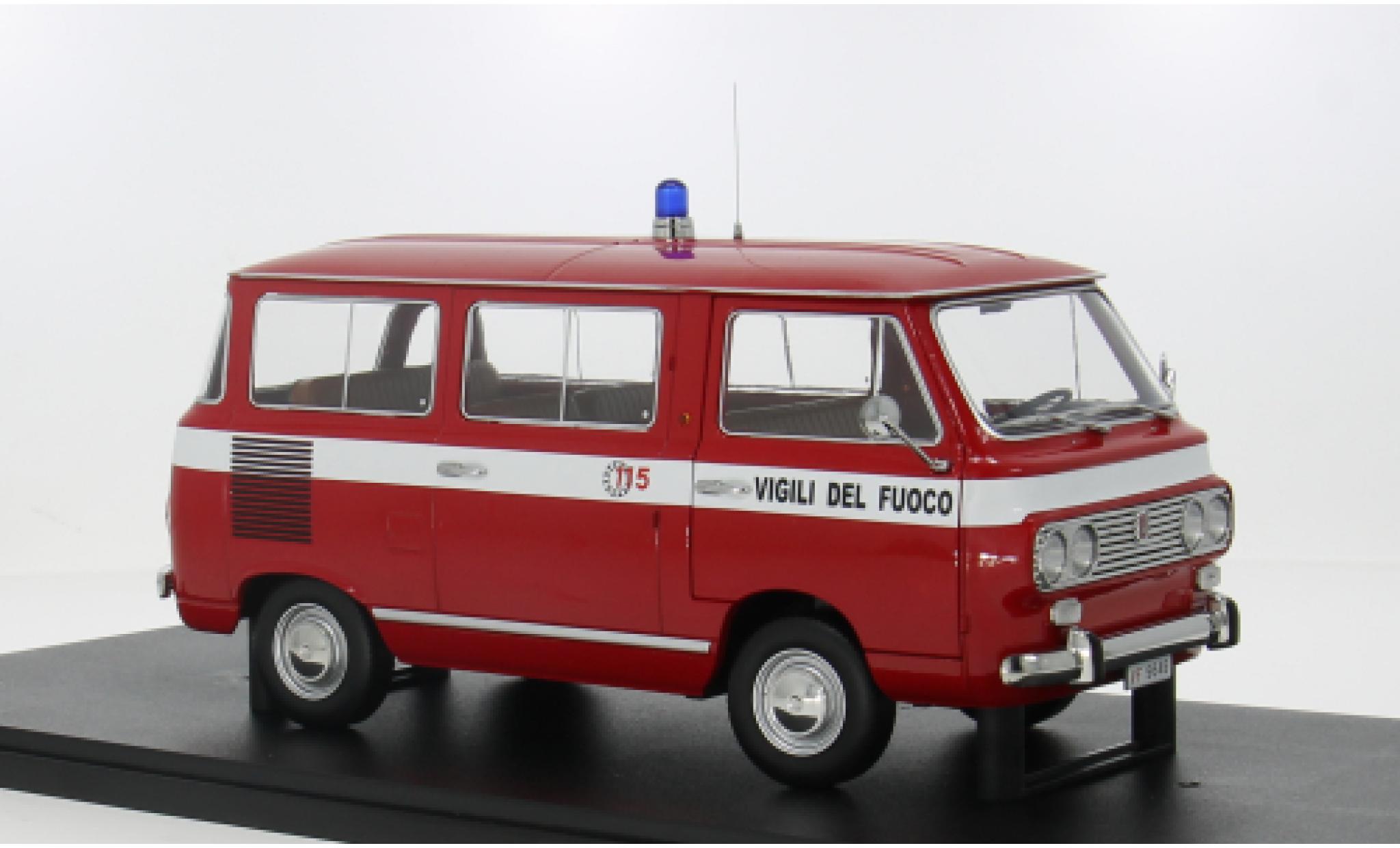 Fiat 850 1/18 Mitica Familiare 1970 Vigili del Fuoco 1:18 modelauto