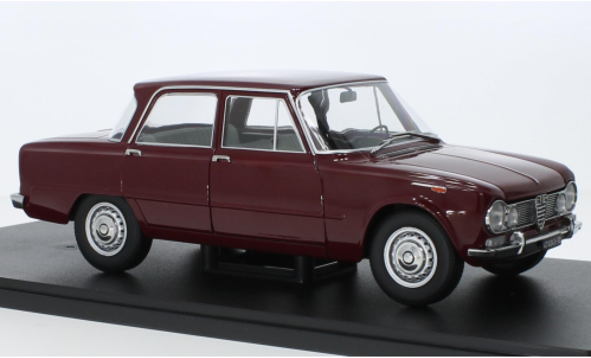 Alfa Romeo Giulia 1/18 Mitica 1.6 Ti rood fonc&eacute; 1962 modelauto
