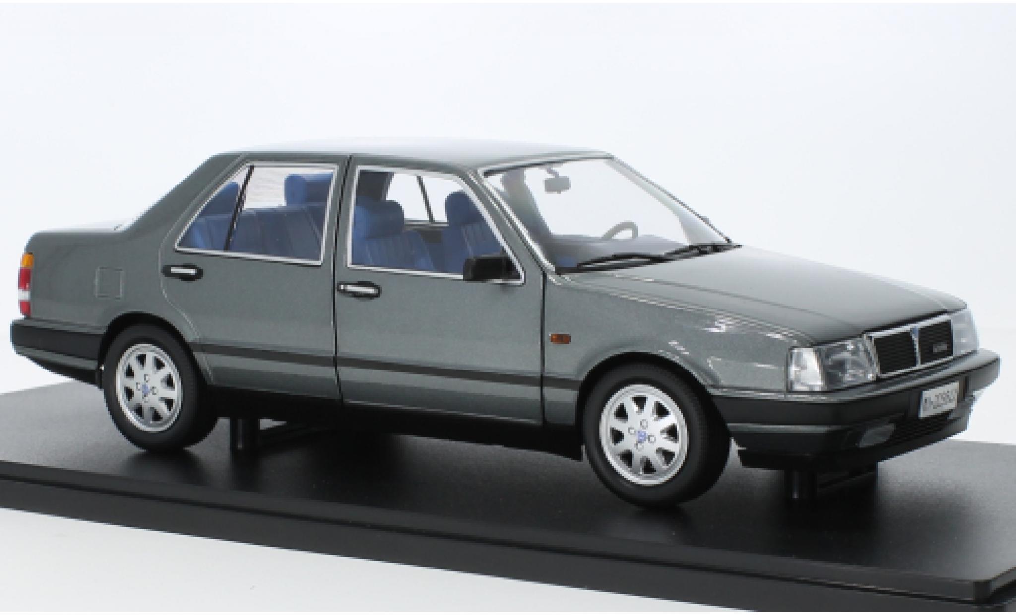 Lancia Thema 1/18 Mitica Turbo i.e. 1S metallic grijs 1984 modelauto