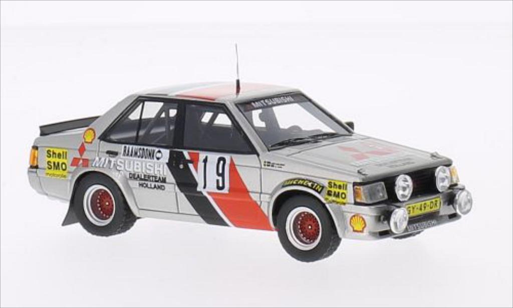 Mitsubishi Lancer 1/43 Neo 2000 Turbo No.19 Dealer Team Holland Rallye Monte-Carlo 1982 modelauto
