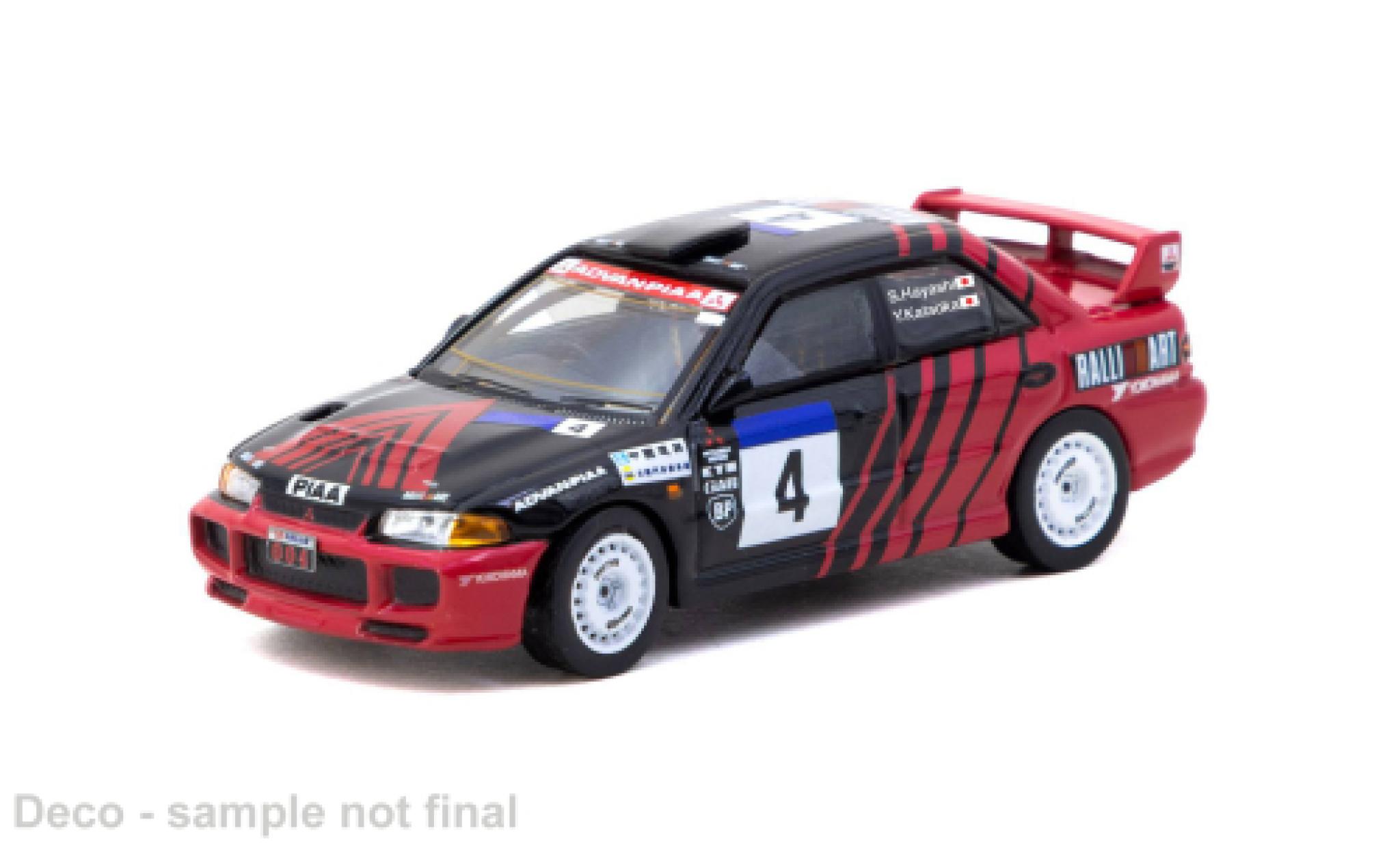 Mitsubishi Lancer 1/64 Tarmac Works EVO III Rallye China 1998 #4 Y.Kataoka 1:64 modelauto