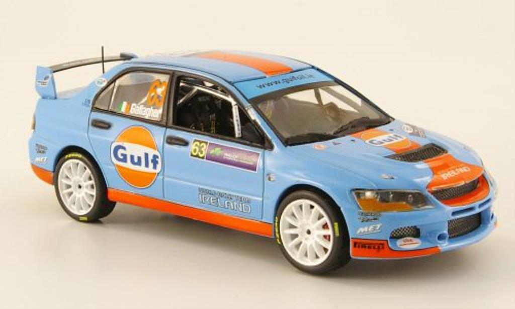 Mitsubishi Lancer 1/43 Vitesse Evo IX No.63 Gulf Sieger Rally Irland 2009 / P.Kiely modelauto