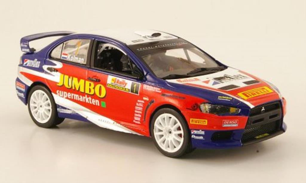 Mitsubishi Lancer 1/43 Vitesse Evo X No.1 Jumbo Sieger Tank S Rally 2009 modelauto