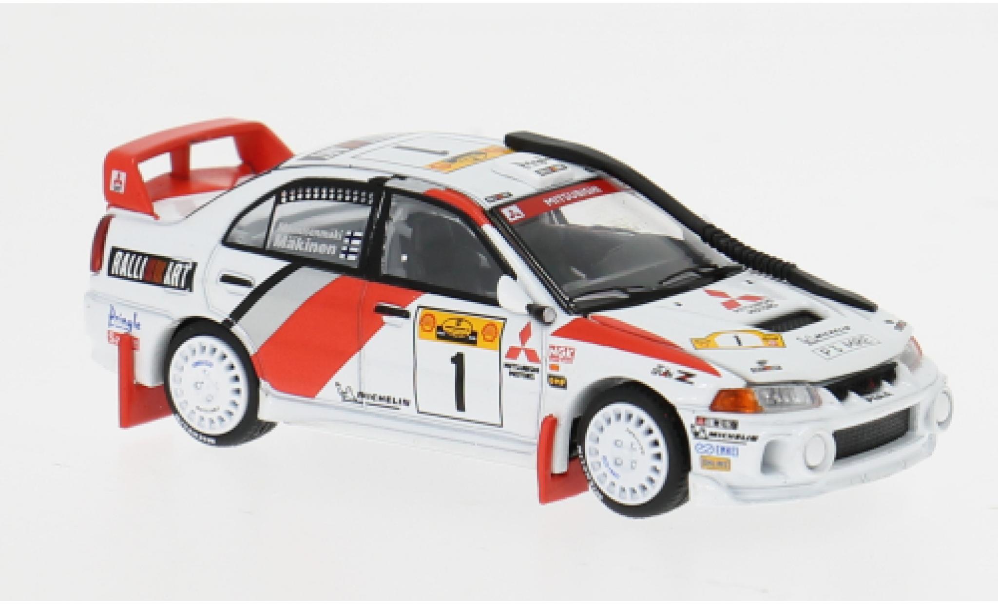 Mitsubishi Lancer 1/64 Pop Race Evolution IV Safari Rallye Kenia 1998 #1 1:64 modelauto