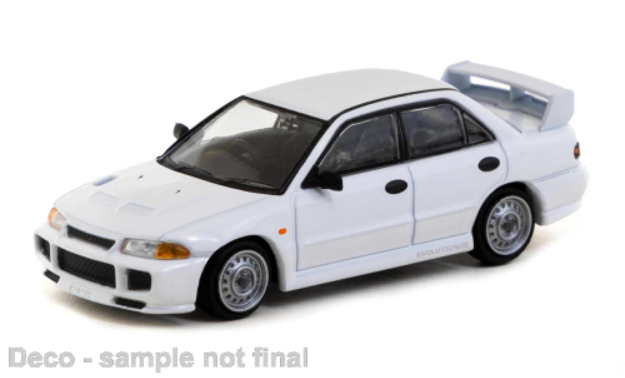 Mitsubishi Lancer 1/64 Tarmac Works RS EVO wit 1:64 modelauto