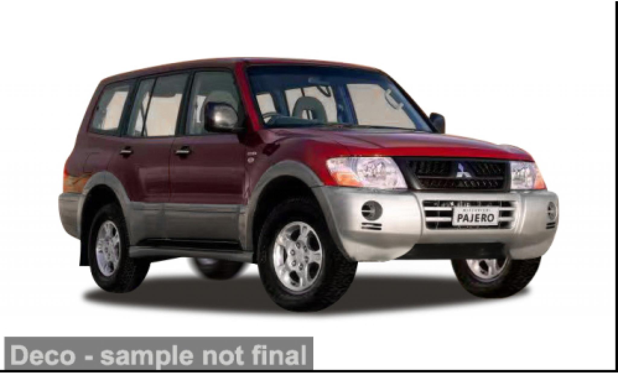 Mitsubishi Pajero 1/18 Sun Star V73 rood 1:18 modelauto