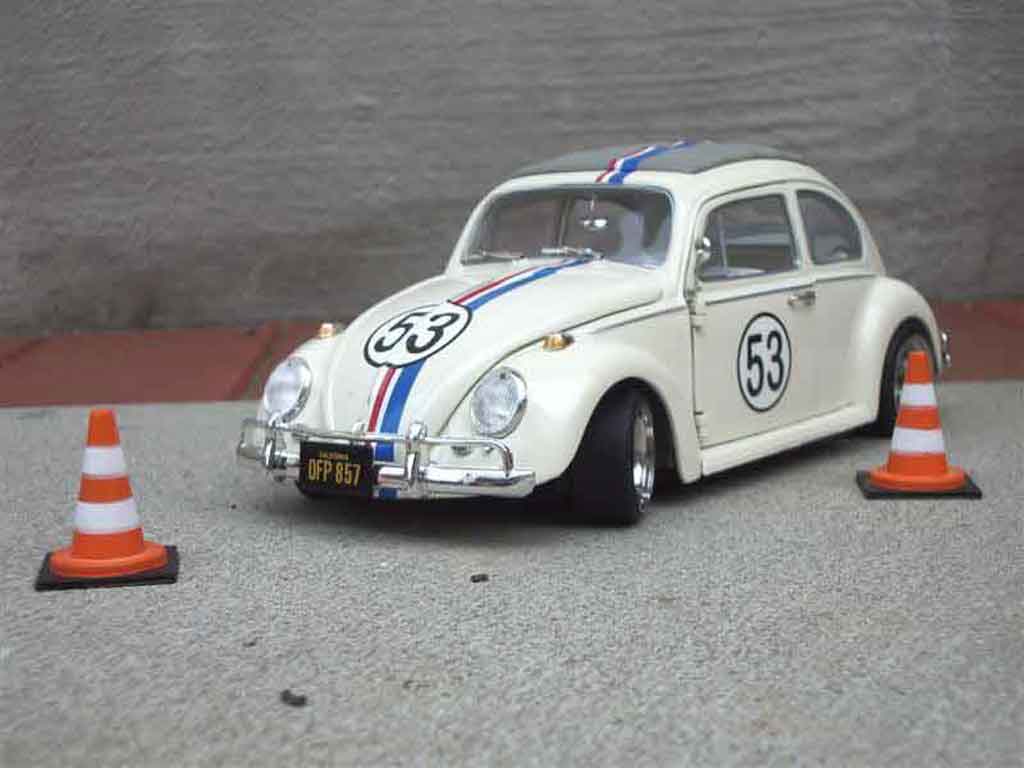 Volkswagen Kafer Herbie 1/18 Burago Herbie coccinelle modelauto