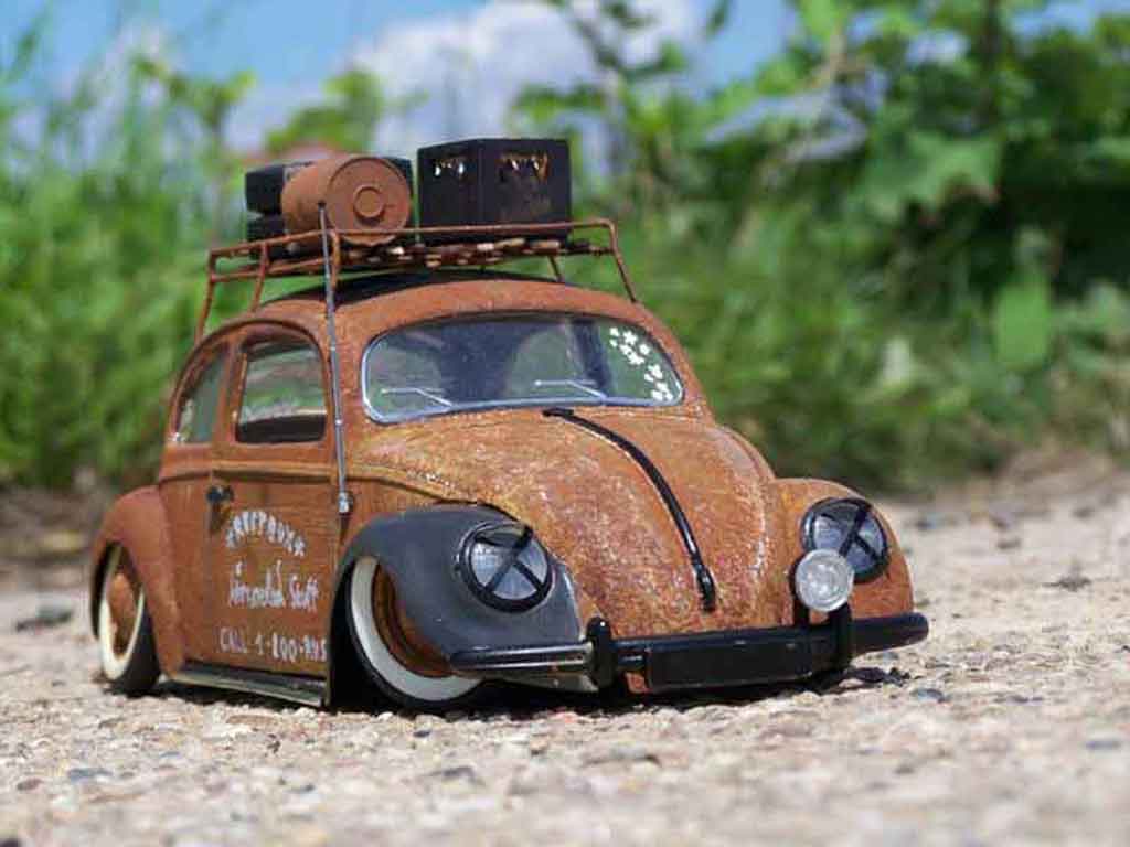 Volkswagen Kafer Rat Rod coccinelle kafer ratte 1/18 Burago