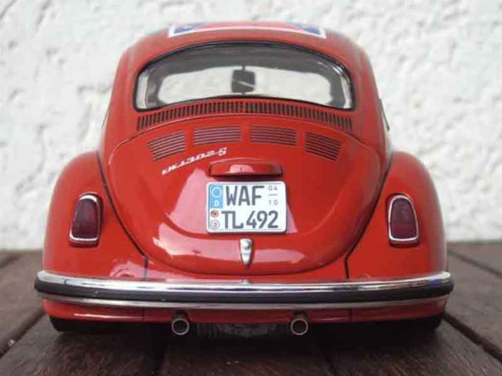 Volkswagen Kafer Base coccinelle rood 1/18 Burago