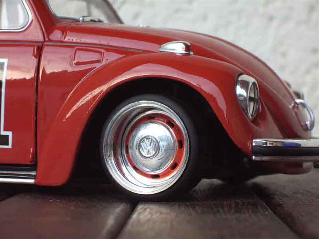 Volkswagen Kafer Base coccinelle rood 1/18 Burago