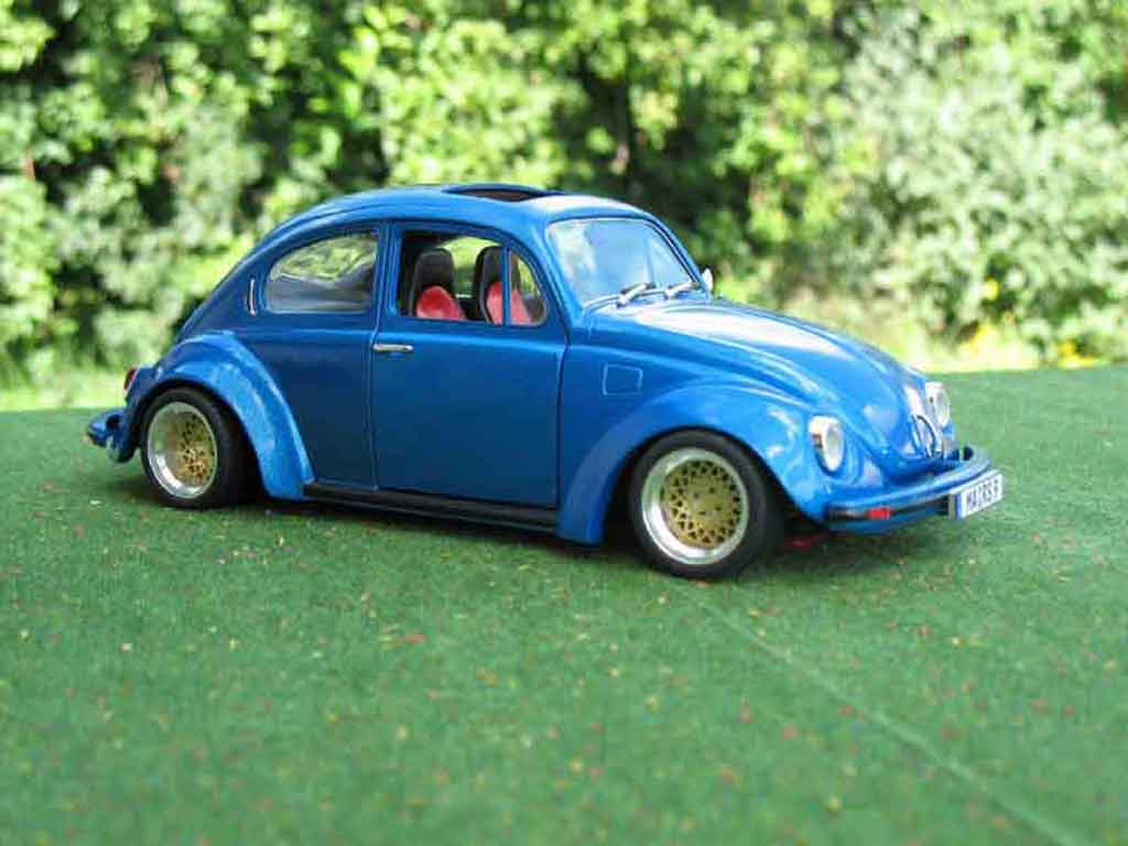 Volkswagen Kafer Base coxinelle blauw jantes bbs 1/18 Solido