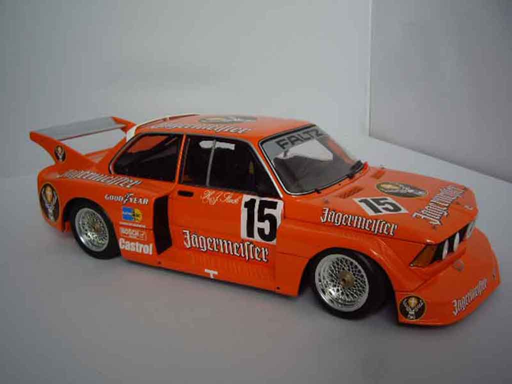 Bmw 320 course E21 i jagermeister faltz alpina hans joachim stuk 1977 1/18 Minichamps