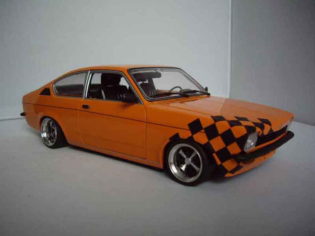 Opel Kadett C coupe sr 1976 oranje 1/18 Minichamps