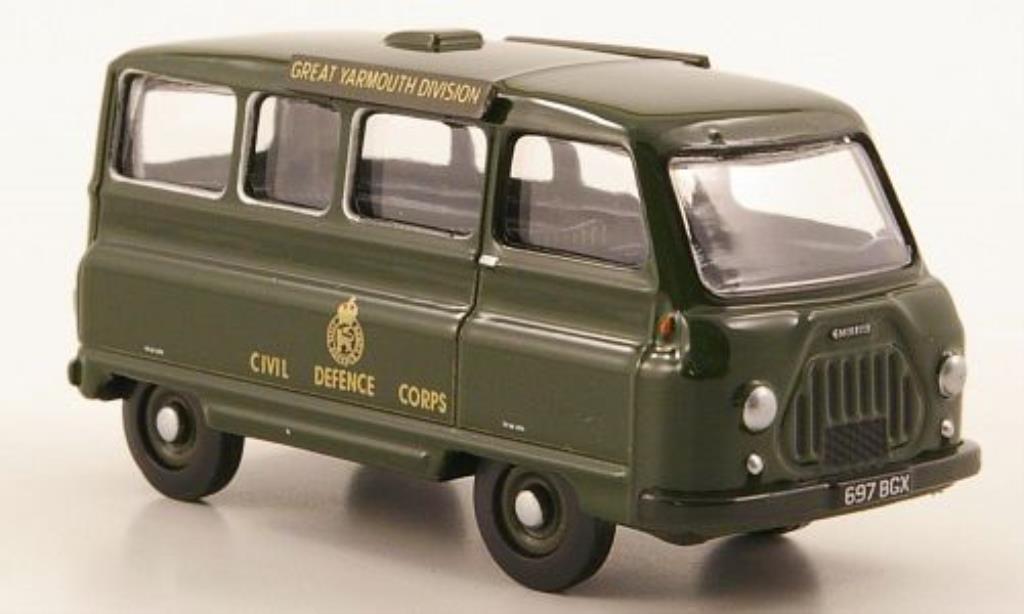 Morris J2 1/76 Oxford Minibus Civil Defence modelauto