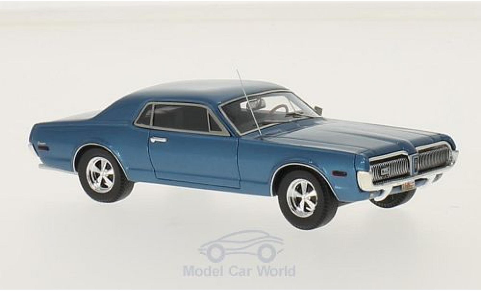 Mercury Cougar 1/43 Motorhead blauw 1968 modelauto