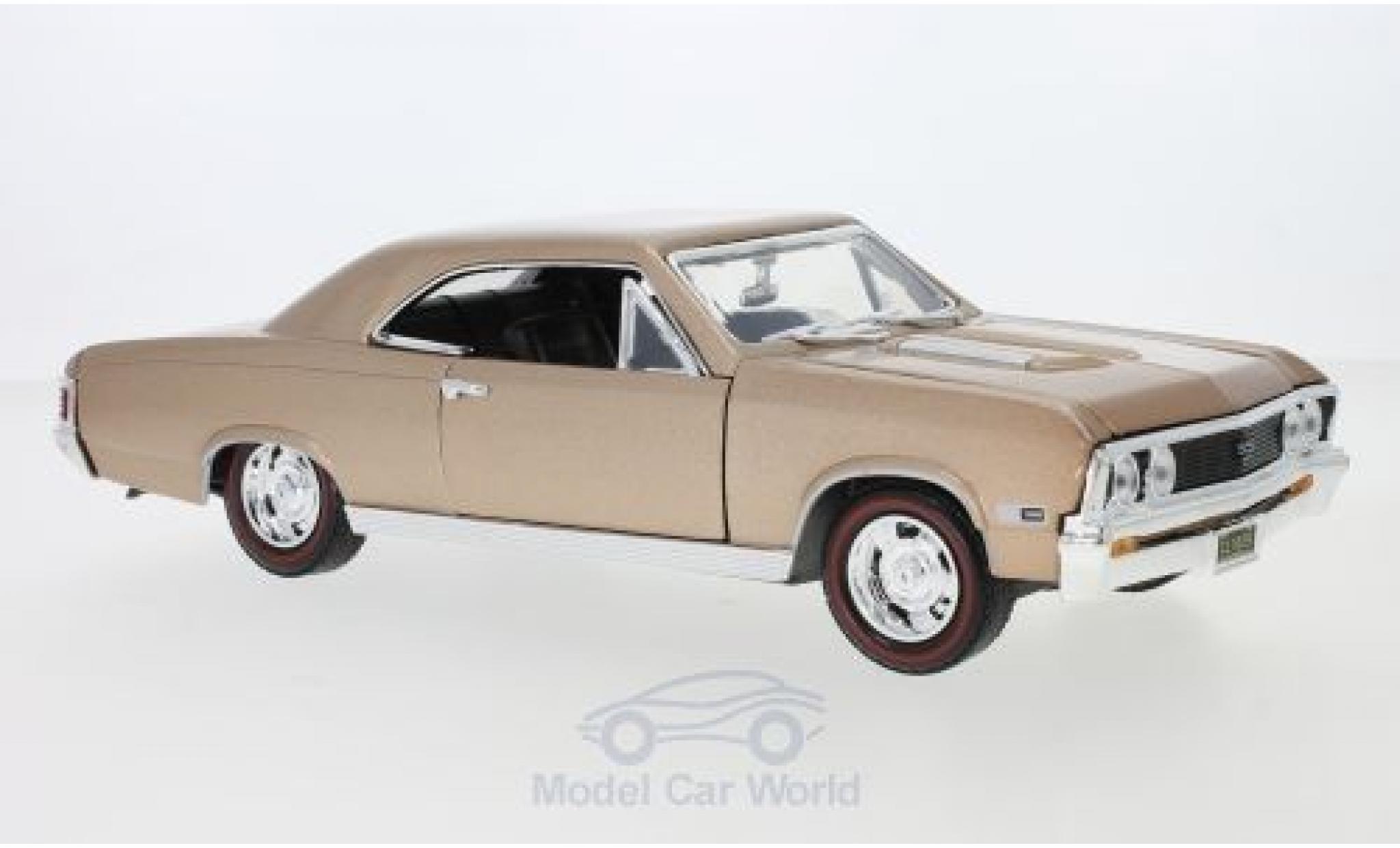 Chevrolet Chevelle 1/18 Motormax SS 396 metallic bruin 1967 modelauto