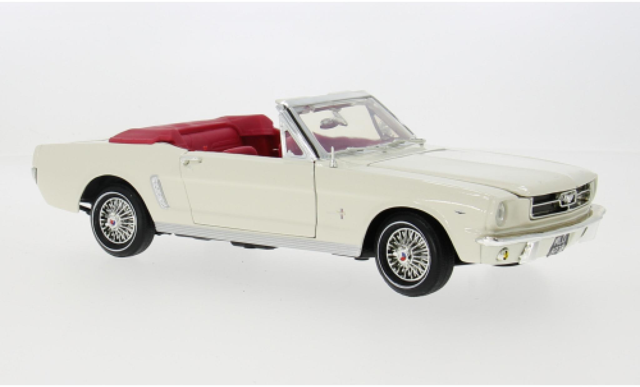 Ford Mustang 1/18 Motormax Cabriolet wit 1964 1:18 modelauto