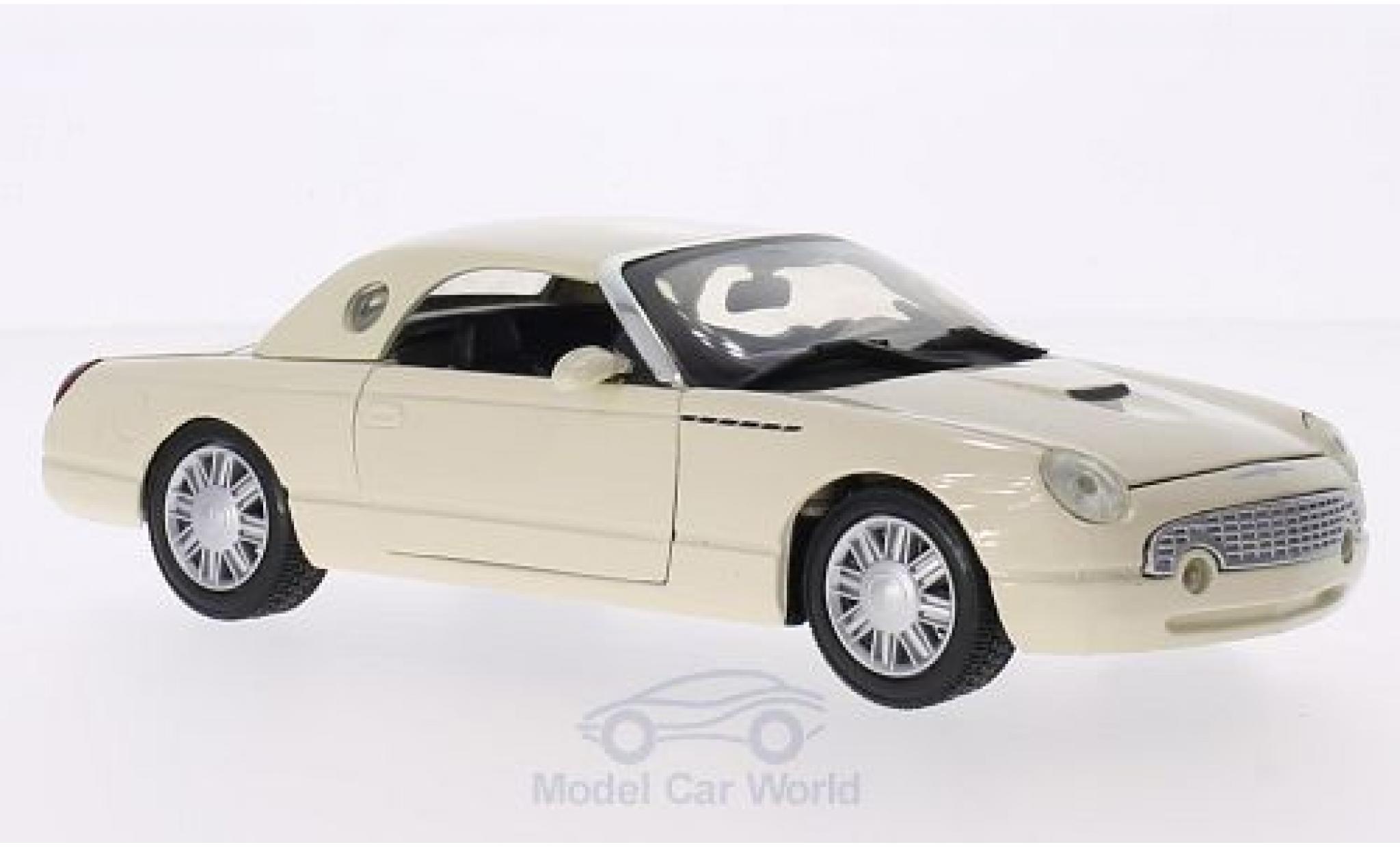 Ford Thunderbird 2002 1/24 Motormax Hardtop beige 2002 modelauto