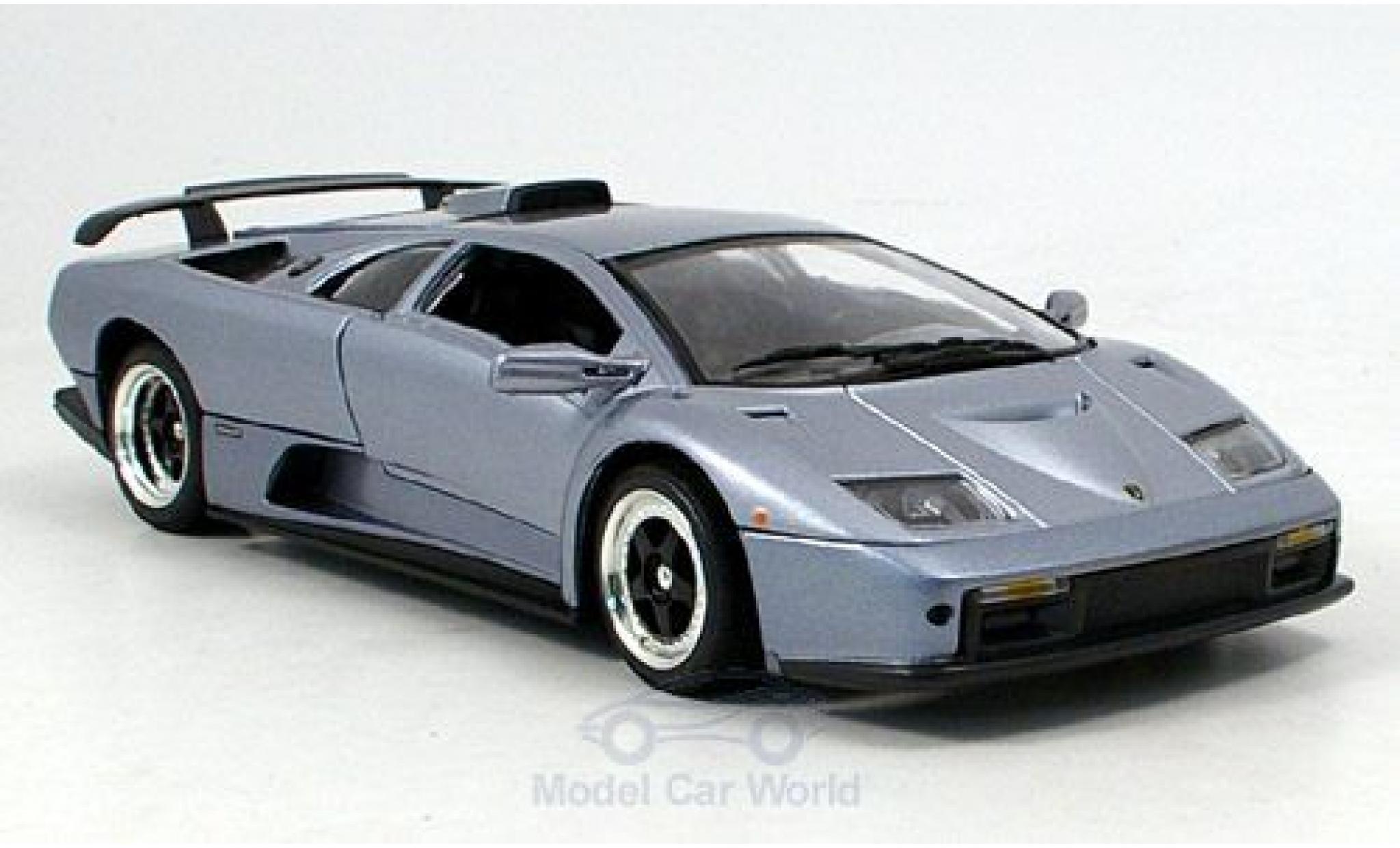 Lamborghini Diablo GT 1/18 Motormax GT metallic grijs modelauto