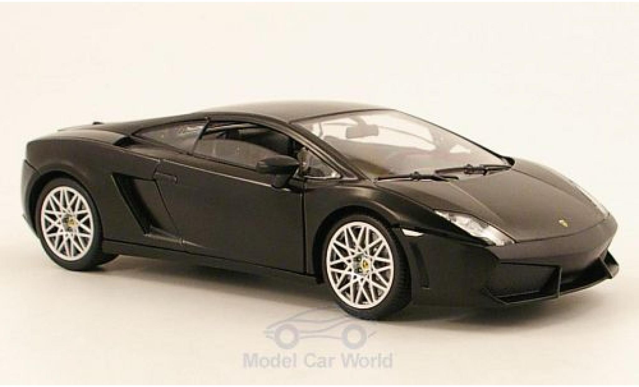 Lamborghini Gallardo 1/24 Motormax LP 560-4 zwart modelauto
