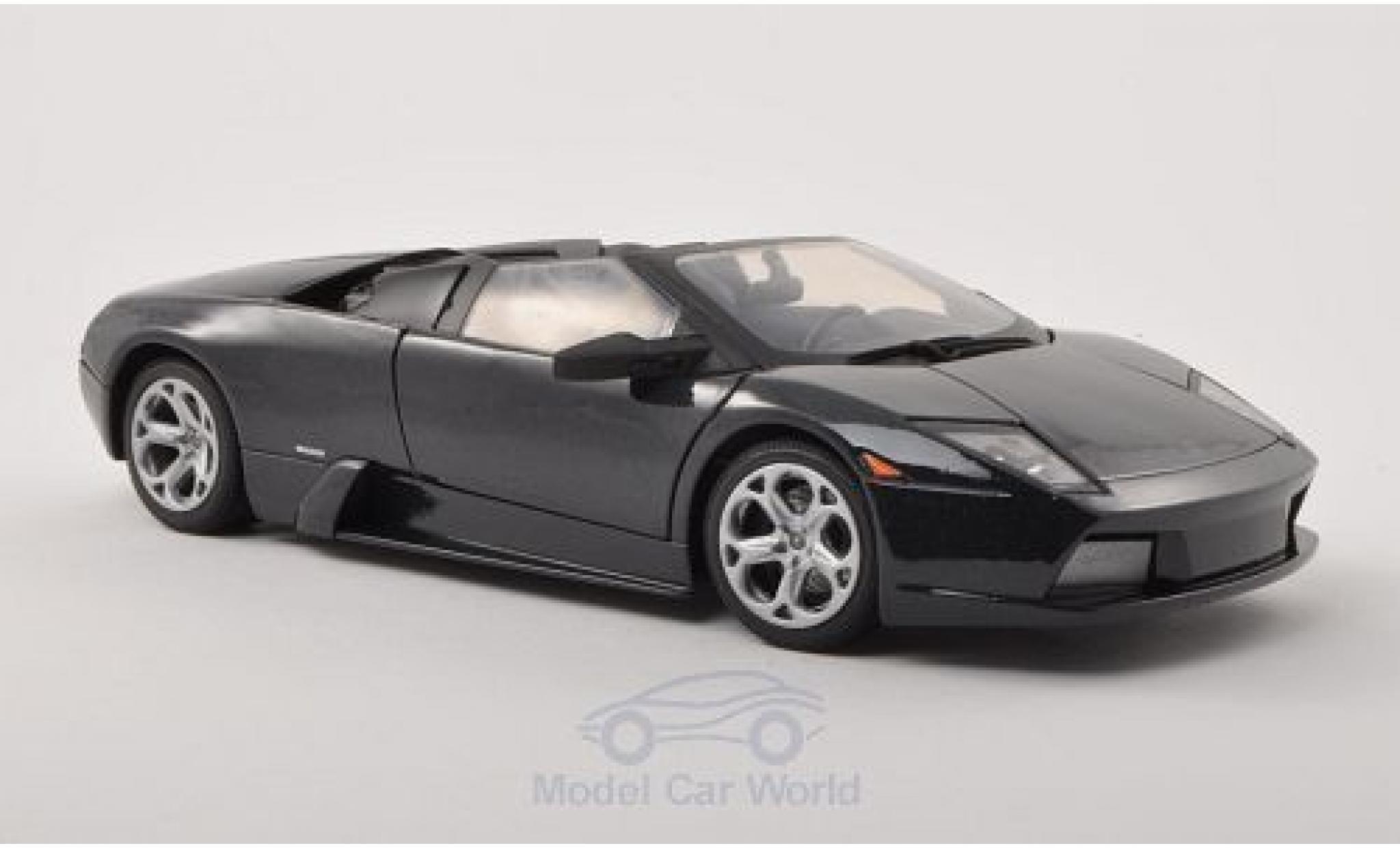 Lamborghini Murcielago 1/18 Motormax metallic zwart modelauto
