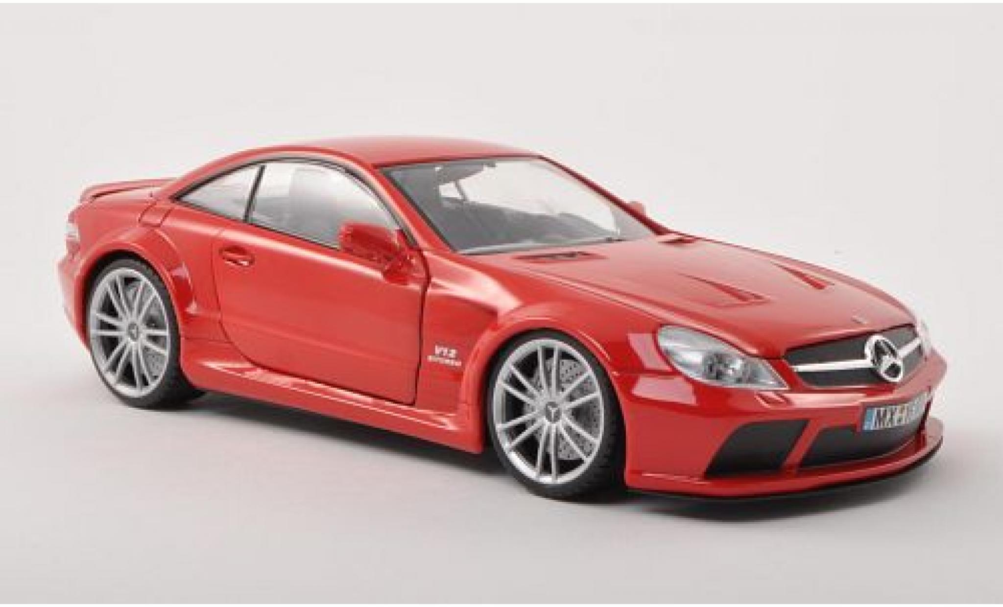 Mercedes Classe SL 1/18 Motormax SL65 AMG Black Series rood 2009 sans Vitrine modelauto