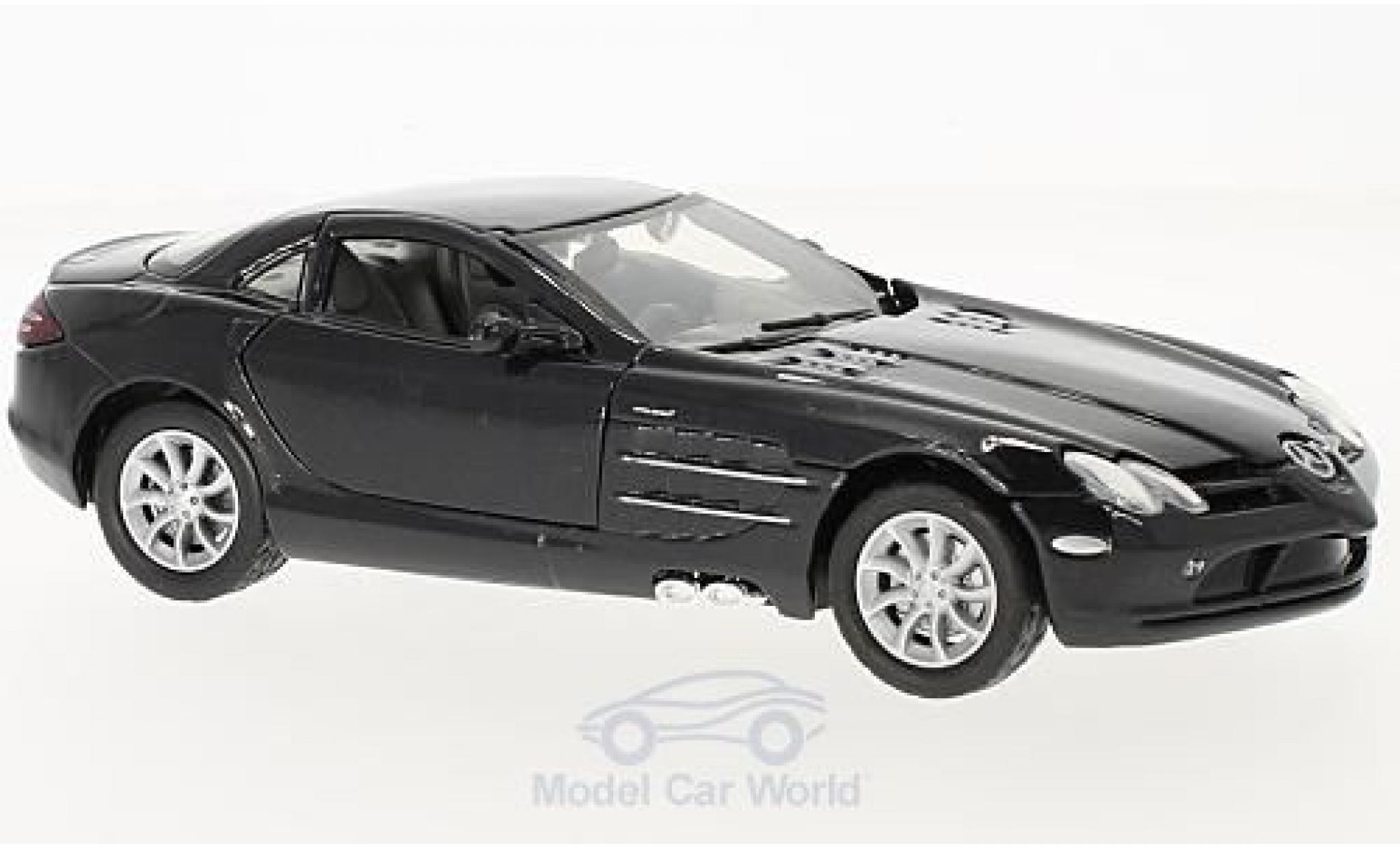 Mercedes SLR 1/24 Motormax McLaren zwart modelauto