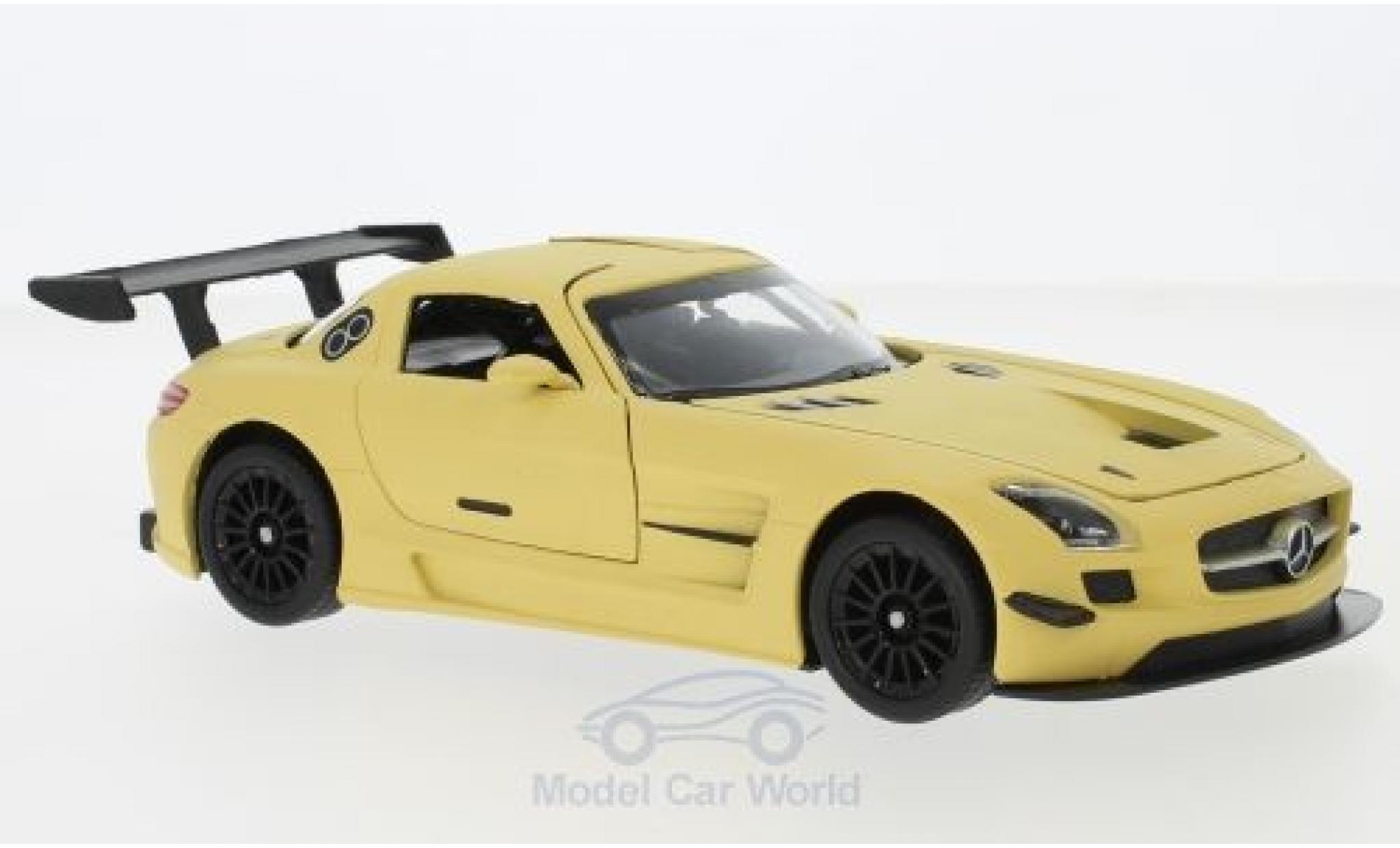 Mercedes SLS 1/24 Motormax AMG GT3 matt-beige modelauto