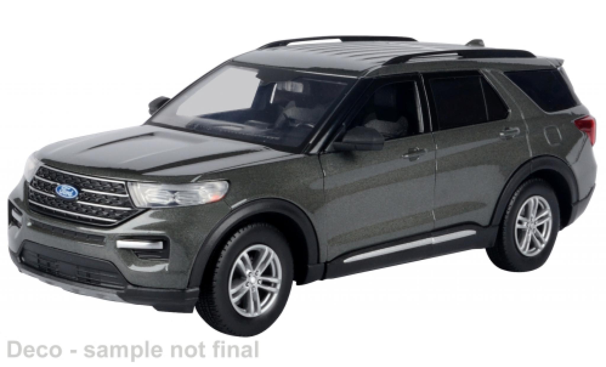 Ford Explorer 1/24 Motormax XLT grijs 2022 modelauto