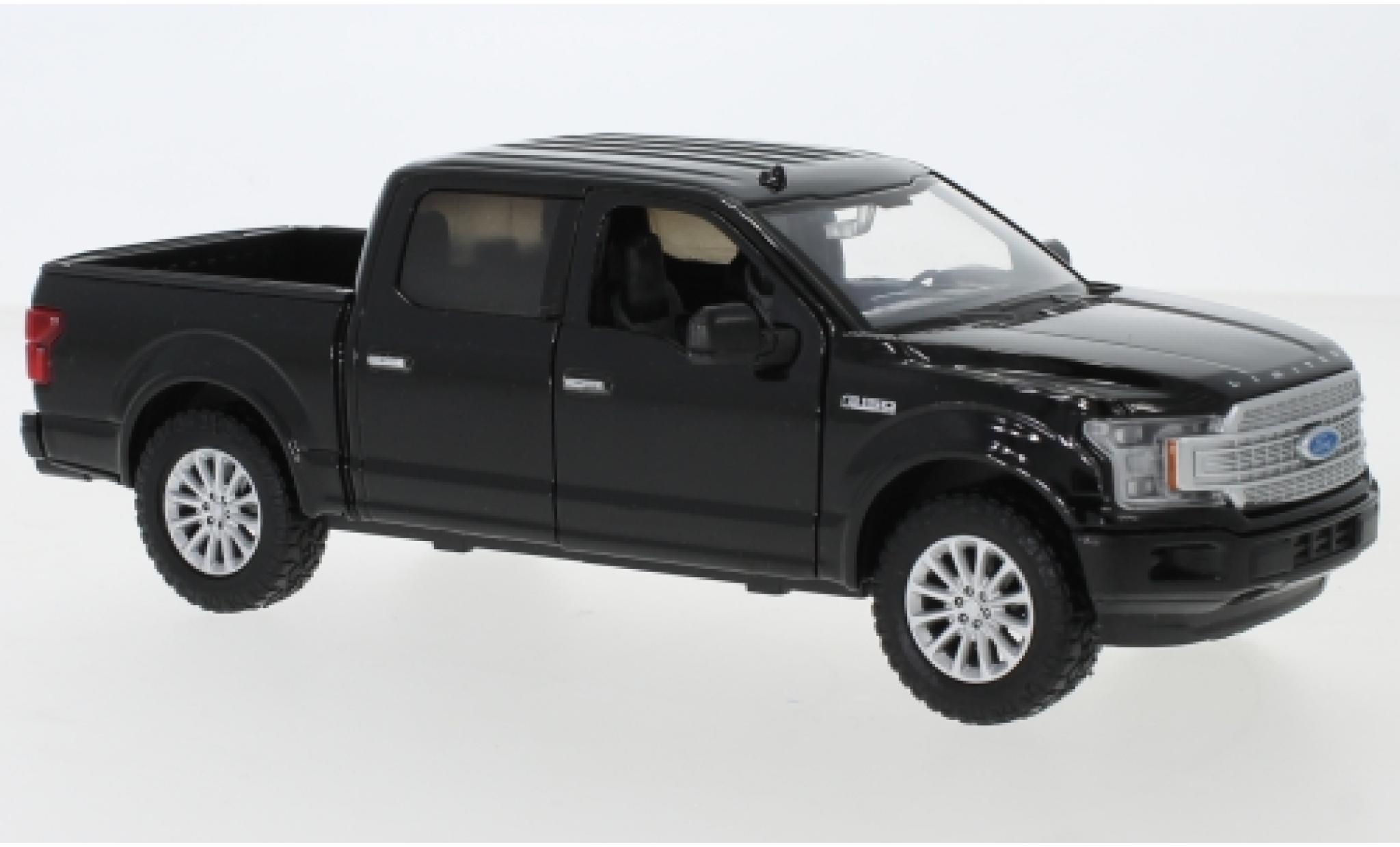 Ford F-1 1/24 Motormax 50 limited Crew Cab zwart 2019 modelauto