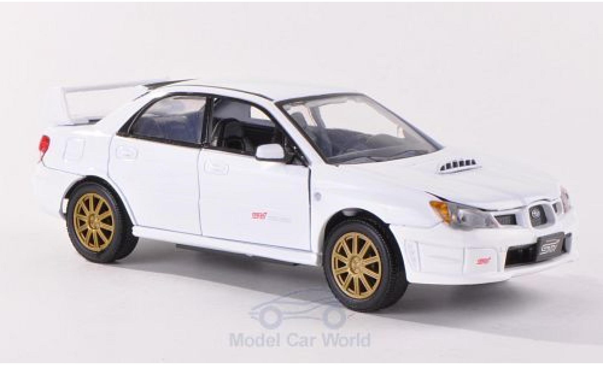 Subaru Impreza 1/24 Motormax WRX STi wit modelauto